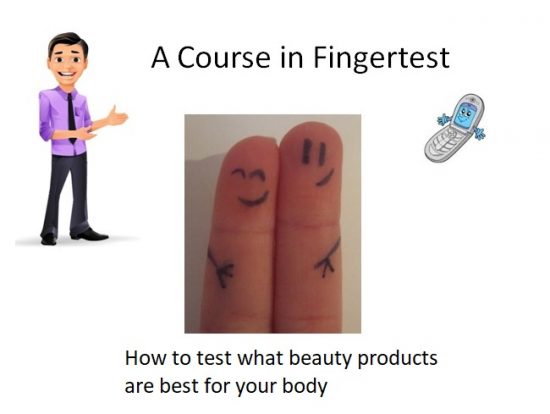 Finger test Beauty