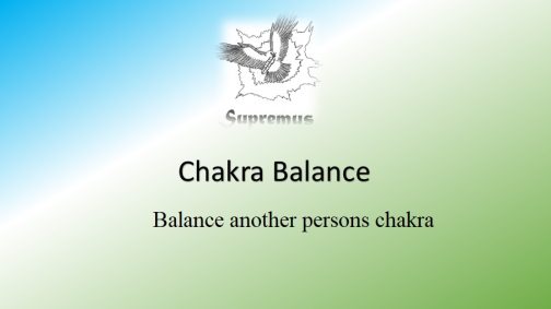 Chakra balance